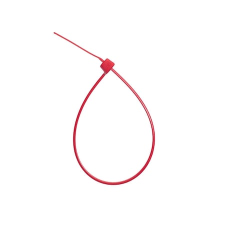 South Main Hardware Cable Tie, 8 in L, 2 in Max Bundle Dia., Red, Nylon, 75 lb Strength, 100 PK 220148